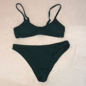 green bikini